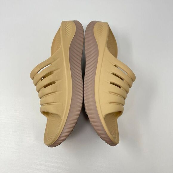 Kuailu Recovery Slides Sandals Tan Brown Cushioned Arch Support Women’s Size 9 - Picture 5 of 11